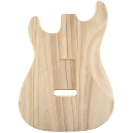 gazechimp Unfinished Guitar Polished Body Sycamore Wood for ST Guitar DIY Material Luthier Tool 